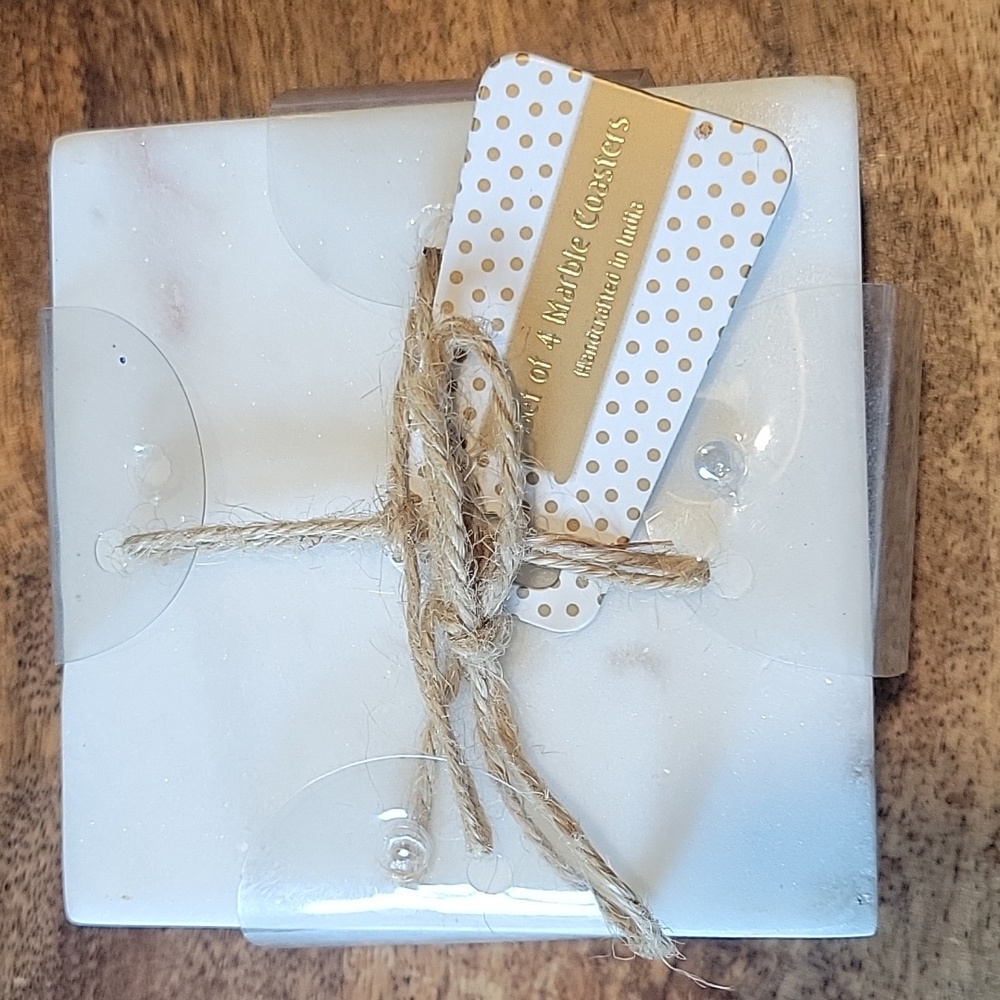 Marble Coaster Set